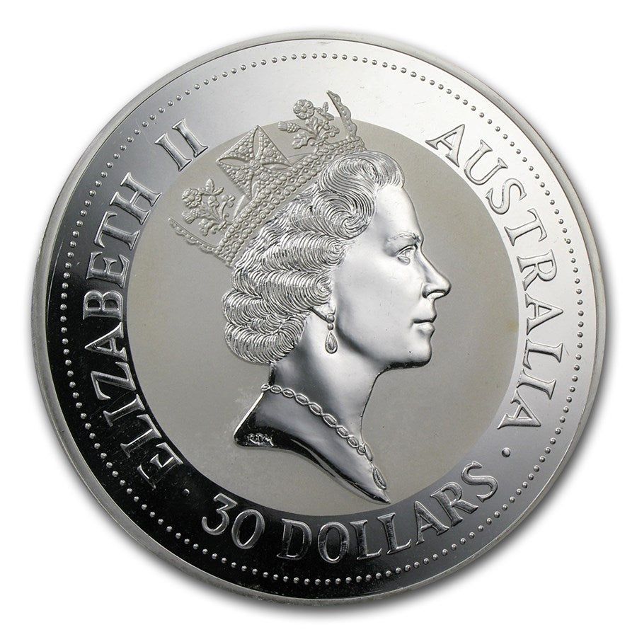 1993 Australia .999 Silver 2oz Kookaburra