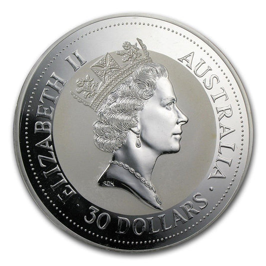 1993 Australia .999 Silver 2oz Kookaburra