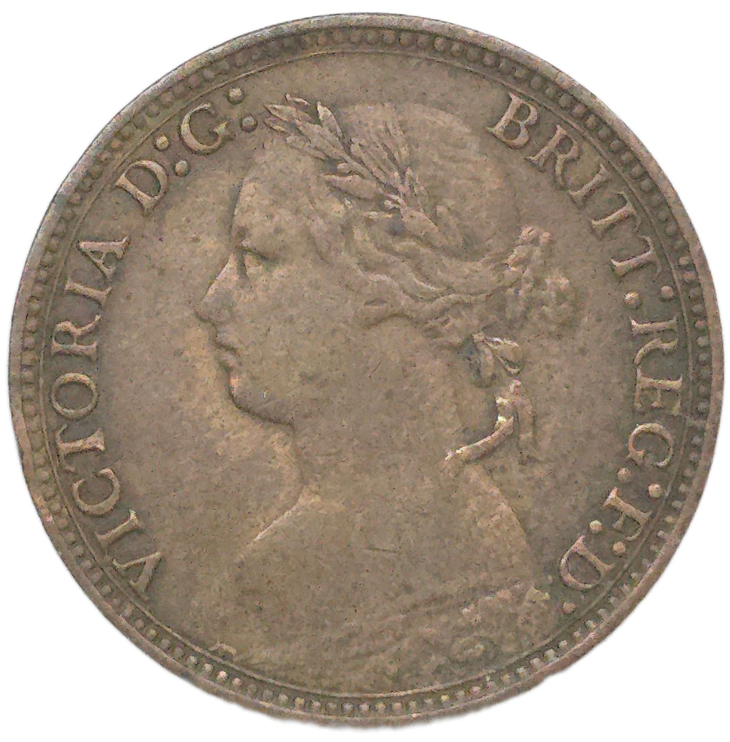 1879 United Kingdom 1 Farthing, VF - Arts & Entertainment > Hobbies & Creative Arts > Collectibles > Collectible Coins & Currency > Collectible Coins > Rare Coins from The Half Crown