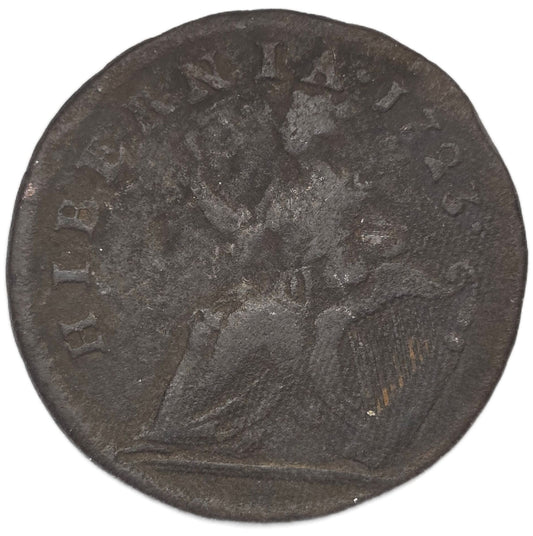 1723 Ireland Hibernia Farthing, George I - Arts & Entertainment > Hobbies & Creative Arts > Collectibles > Collectible Coins & Currency > Collectible Coins > Rare Coins from The Half Crown