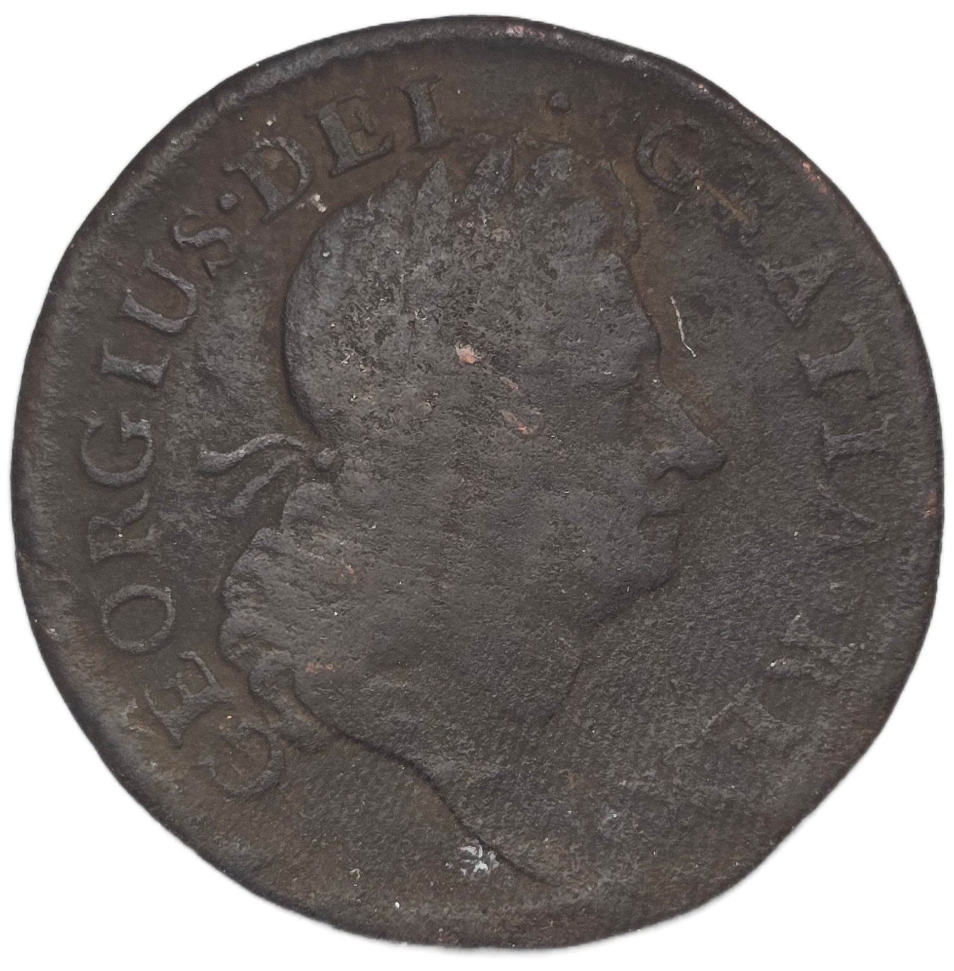 1723 Ireland Hibernia Farthing, George I - Arts & Entertainment > Hobbies & Creative Arts > Collectibles > Collectible Coins & Currency > Collectible Coins > Rare Coins from The Half Crown