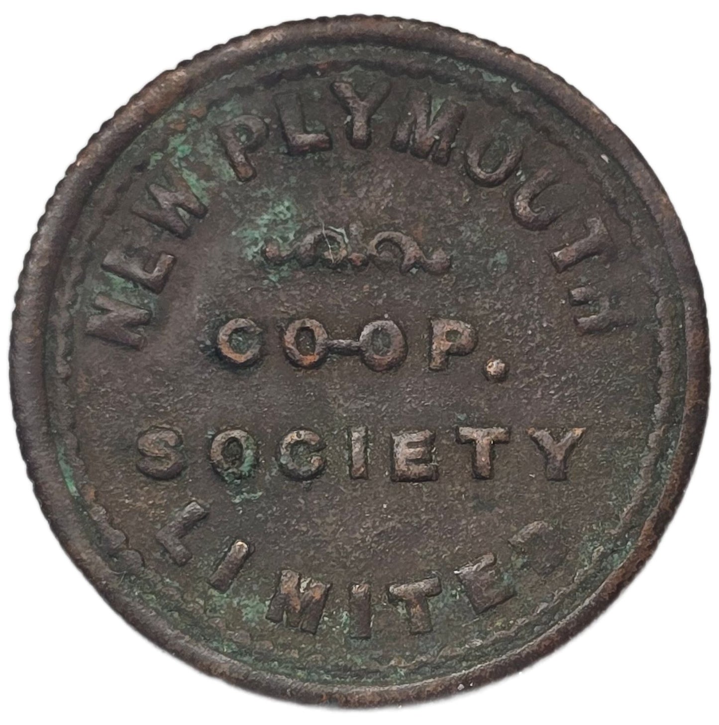 New Plymouth Co-operative Society Token - Arts & Entertainment > Hobbies & Creative Arts > Collectibles > Collectible Coins & Currency > Collectible Coins > Rare Coins from The Half Crown