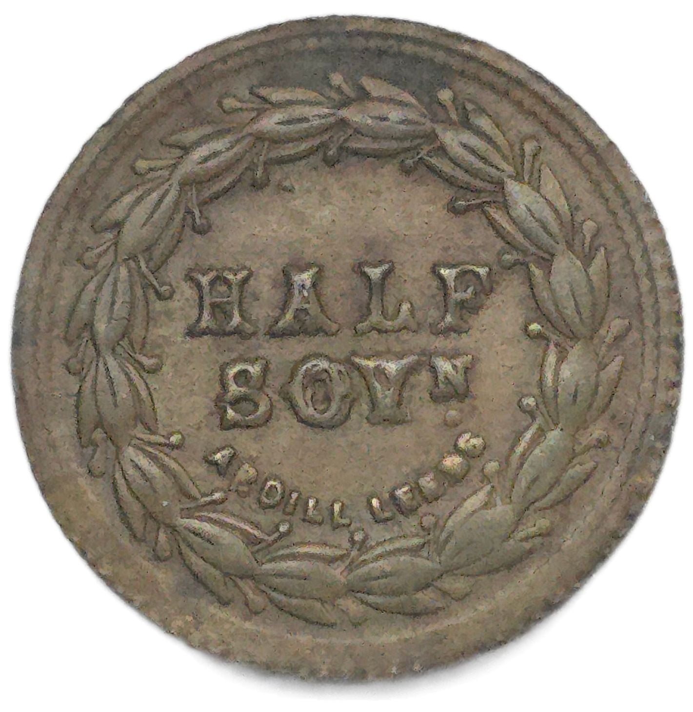 New Plymouth Co-operative Society Token - Arts & Entertainment > Hobbies & Creative Arts > Collectibles > Collectible Coins & Currency > Collectible Coins > Rare Coins from The Half Crown