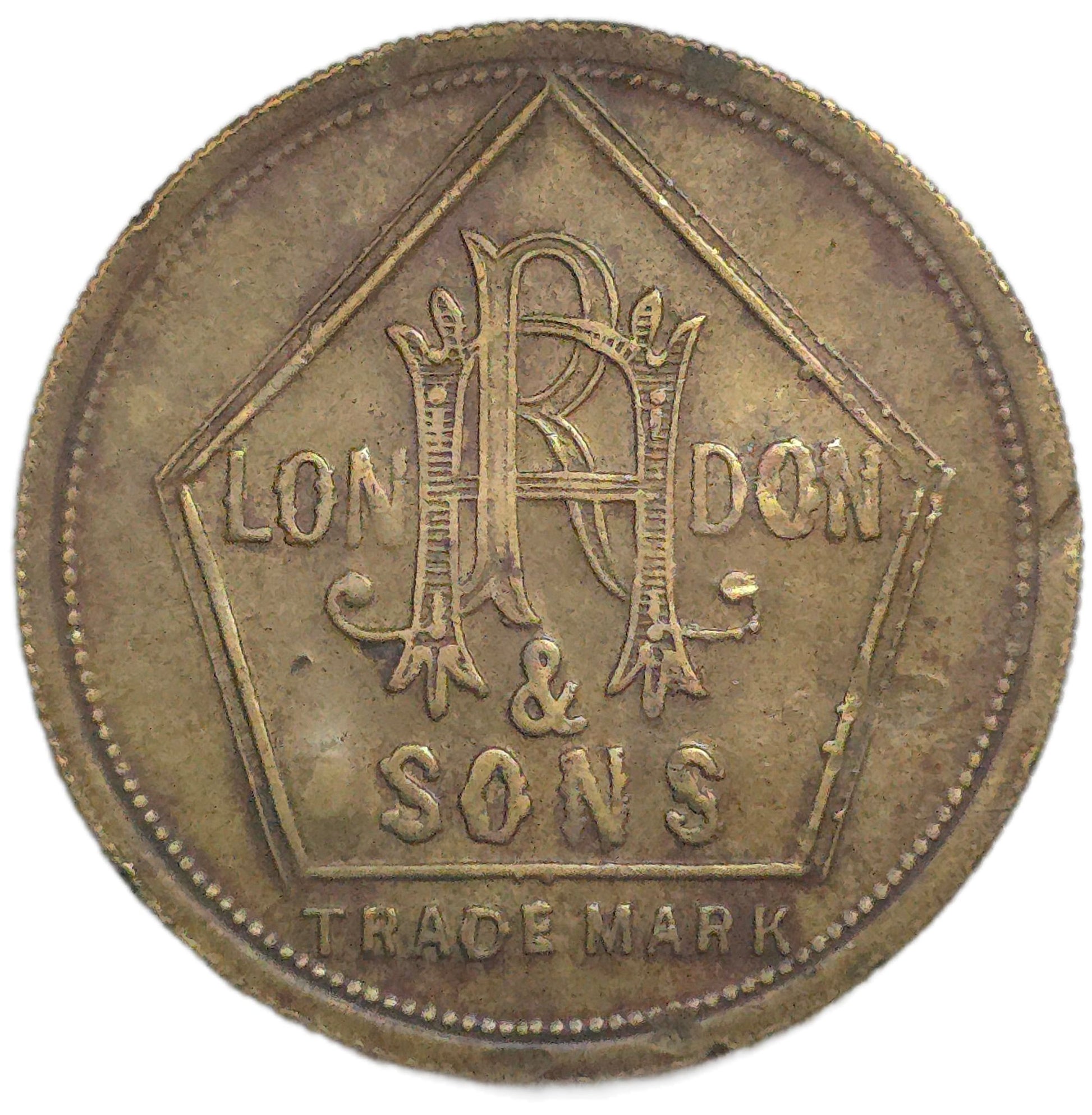 United Kingdom RH Hovenden and Sons Token - Arts & Entertainment > Hobbies & Creative Arts > Collectibles > Collectible Coins & Currency > Collectible Coins > Rare Coins from The Half Crown