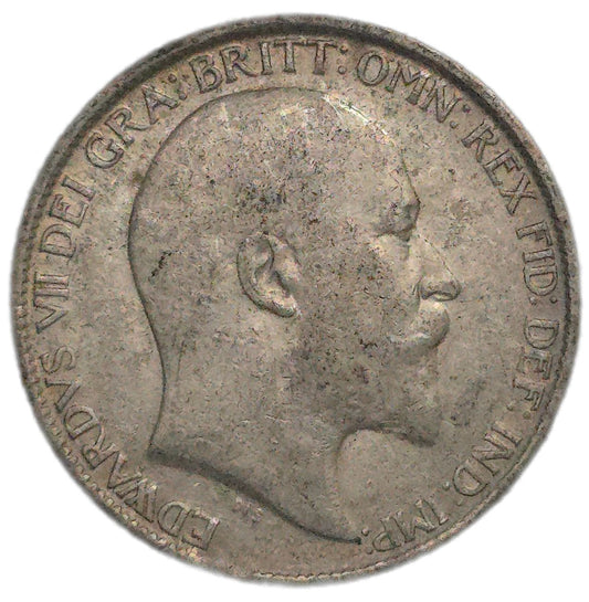1908 United Kingdom Sixpence - Arts & Entertainment > Hobbies & Creative Arts > Collectibles > Collectible Coins & Currency > Collectible Coins > Rare Coins from The Half Crown