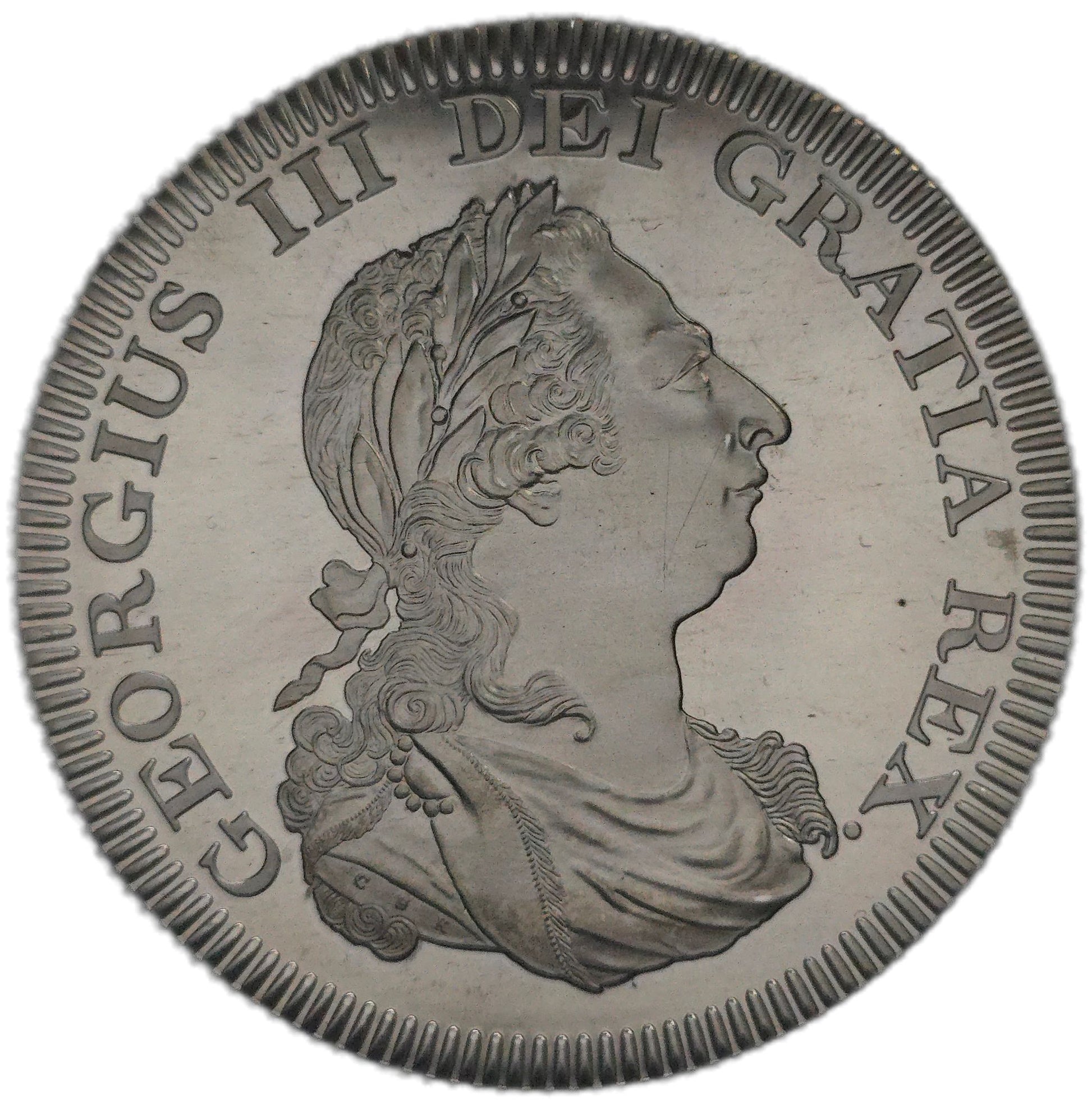 1808 United Kingdom Fantasy Crown King George III - Arts & Entertainment > Hobbies & Creative Arts > Collectibles > Collectible Coins & Currency > Collectible Coins > Commemorative Coins from The Half Crown
