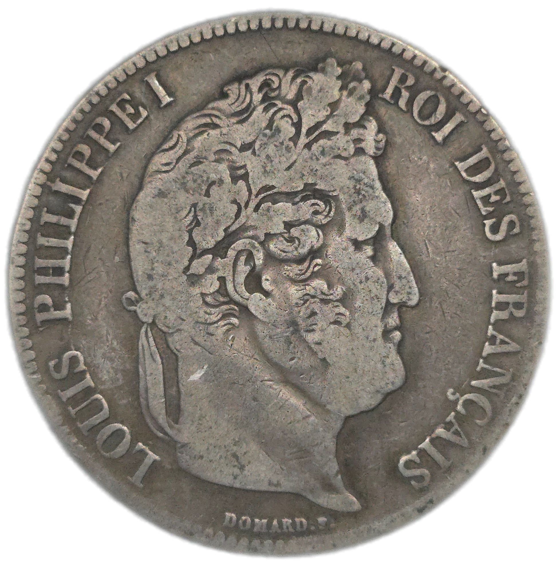 1839 France 5 Francs - Arts & Entertainment > Hobbies & Creative Arts > Collectibles > Collectible Coins & Currency > Collectible Coins > Rare Coins from The Half Crown