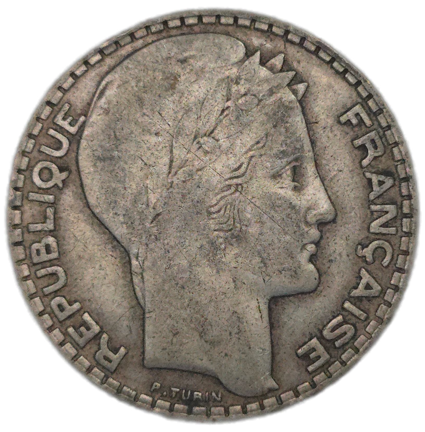 1932 France 10 Francs - Arts & Entertainment > Hobbies & Creative Arts > Collectibles > Collectible Coins & Currency > Collectible Coins > Rare Coins from The Half Crown