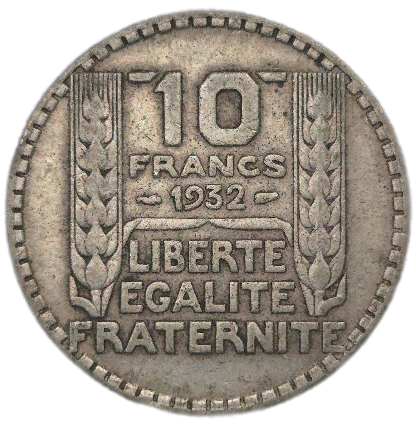 1932 France 10 Francs - Arts & Entertainment > Hobbies & Creative Arts > Collectibles > Collectible Coins & Currency > Collectible Coins > Rare Coins from The Half Crown
