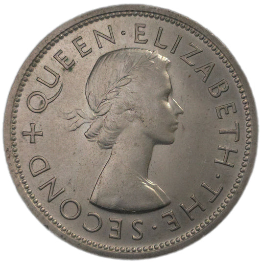 1953 New Zealand Crown, Queen Elizabeth II Coronation - Arts & Entertainment > Hobbies & Creative Arts > Collectibles > Collectible Coins & Currency > Collectible Coins > Commemorative Coins from The Half Crown