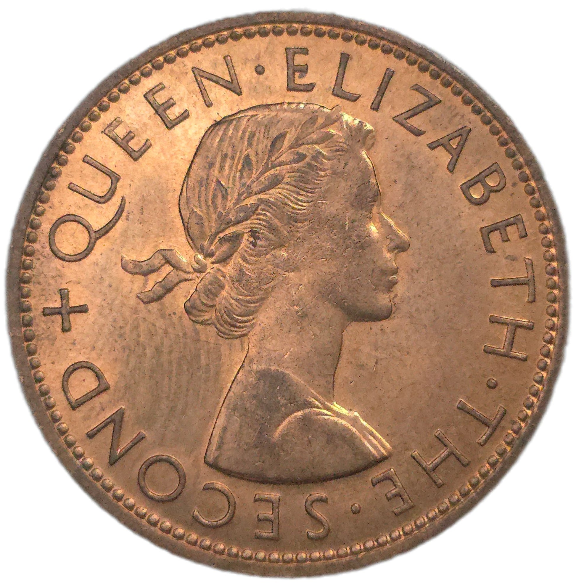 1959 New Zealand Penny, gEF - Arts & Entertainment > Hobbies & Creative Arts > Collectibles > Collectible Coins & Currency > Collectible Coins > Rare Coins from The Half Crown