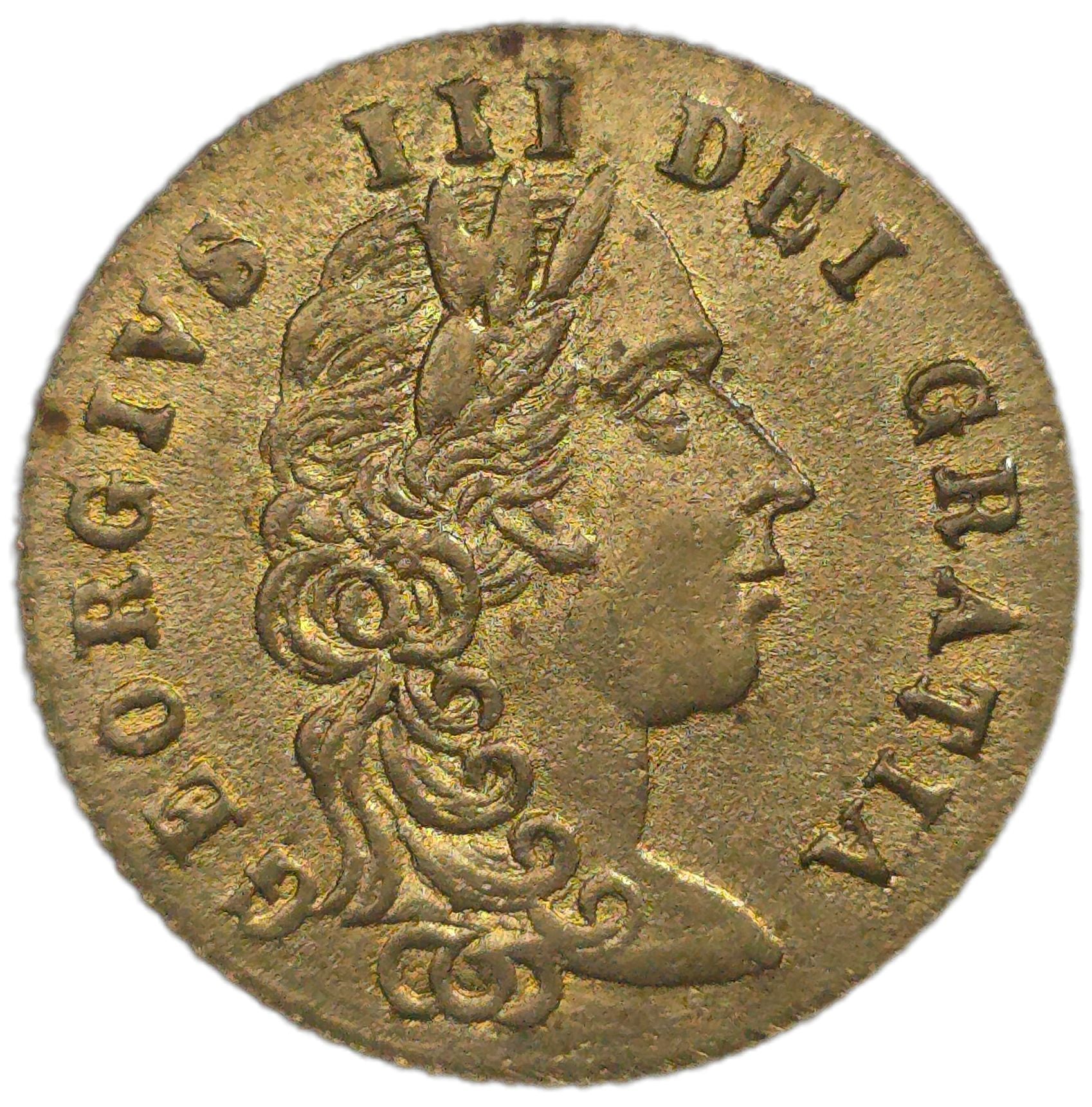 1800's United Kingdom Spade Guinea Gaming Token - Arts & Entertainment > Hobbies & Creative Arts > Collectibles > Collectible Coins & Currency > Collectible Coins > Rare Coins from The Half Crown