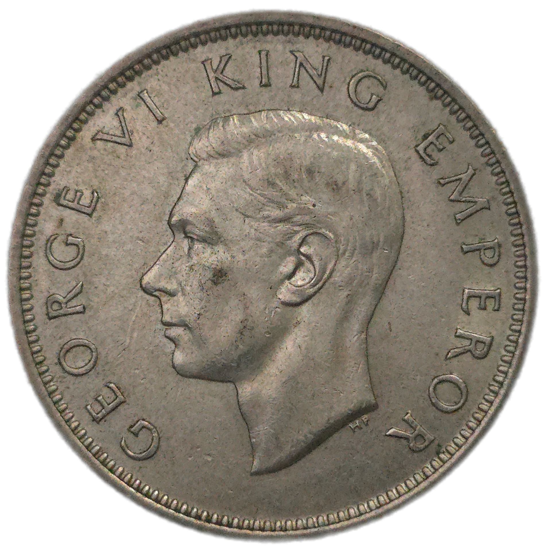 1941 New Zealand Florin, VF - Arts & Entertainment > Hobbies & Creative Arts > Collectibles > Collectible Coins & Currency > Collectible Coins > Rare Coins from The Half Crown