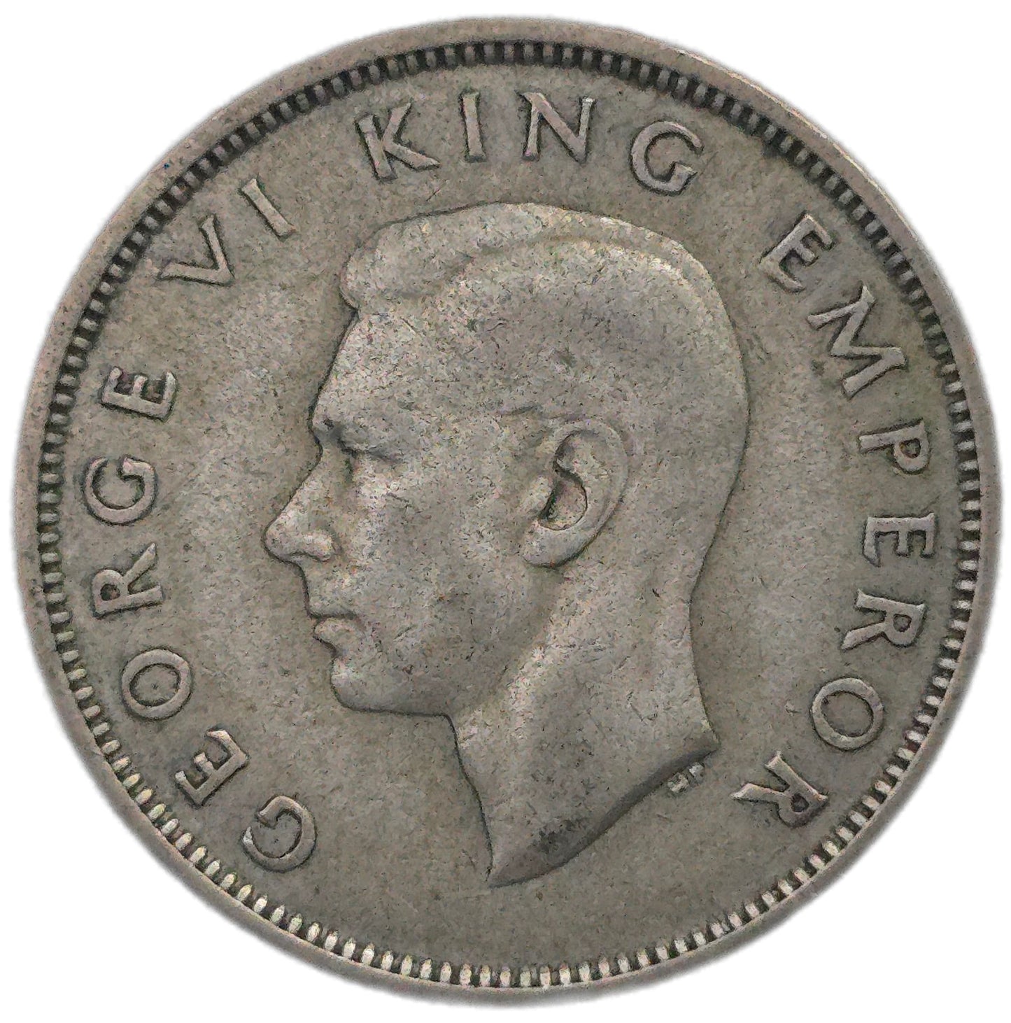 1946 New Zealand Florin, Flat Back