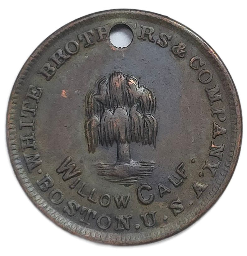 1890's United States White Brothers and Company Token - Arts & Entertainment > Hobbies & Creative Arts > Collectibles > Collectible Coins & Currency > Collectible Coins > Commemorative Coins from The Half Crown