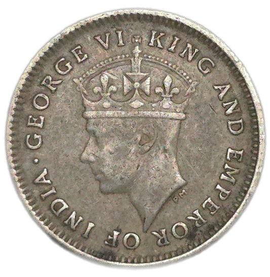 1943 British Guiana Fourpence - Arts & Entertainment > Hobbies & Creative Arts > Collectibles > Collectible Coins & Currency > Collectible Coins > Rare Coins from The Half Crown