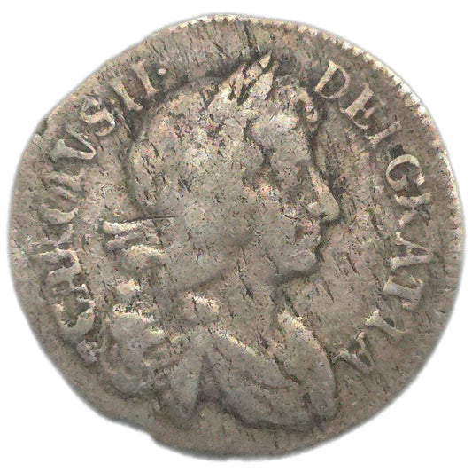 1679 United Kingdom Sixpence, Charles II - Arts & Entertainment > Hobbies & Creative Arts > Collectibles > Collectible Coins & Currency > Collectible Coins > Rare Coins from The Half Crown