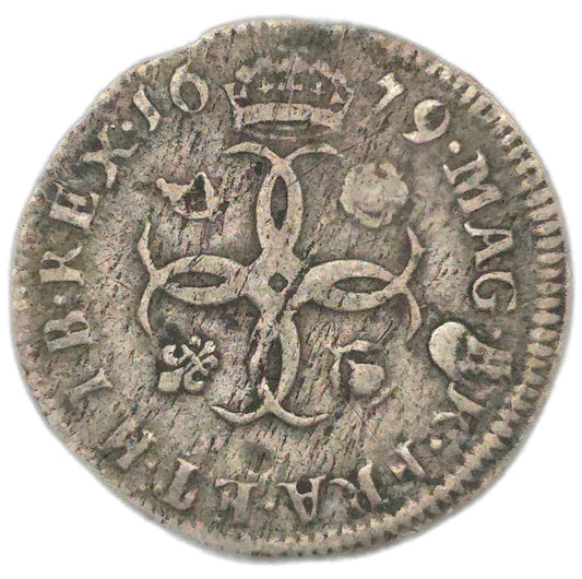 1679 United Kingdom Sixpence, Charles II - Arts & Entertainment > Hobbies & Creative Arts > Collectibles > Collectible Coins & Currency > Collectible Coins > Rare Coins from The Half Crown