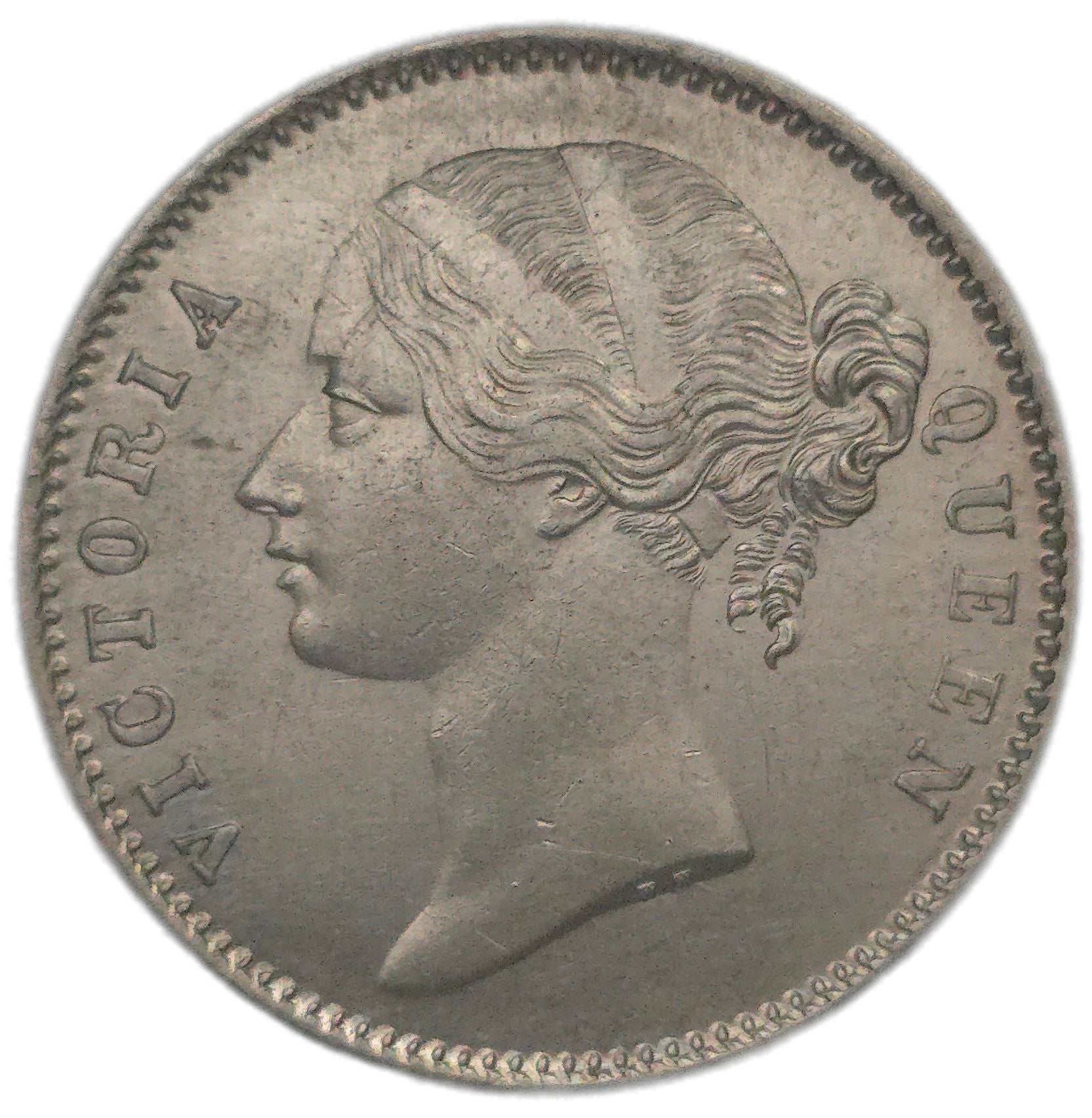 1840 India 1 Rupee, East India Company - Arts & Entertainment > Hobbies & Creative Arts > Collectibles > Collectible Coins & Currency > Collectible Coins > Rare Coins from The Half Crown