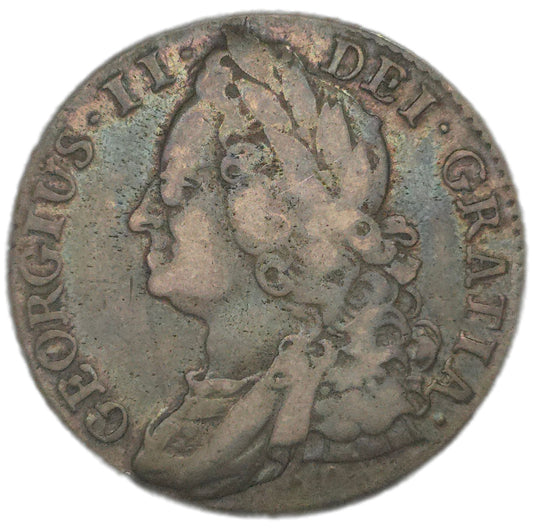 1745 United Kingdom Shilling, George II - Arts & Entertainment > Hobbies & Creative Arts > Collectibles > Collectible Coins & Currency > Collectible Coins > Rare Coins from The Half Crown