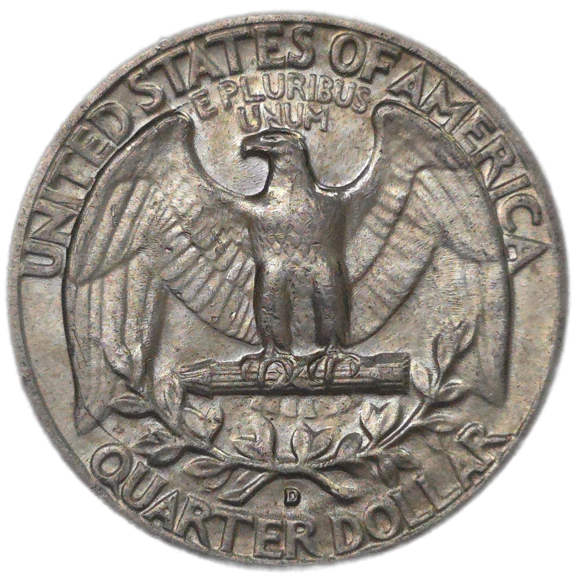 1961(D) United States Washington Quarter, Uncirculated - Arts & Entertainment > Hobbies & Creative Arts > Collectibles > Collectible Coins & Currency > Collectible Coins > Rare Coins from The Half Crown
