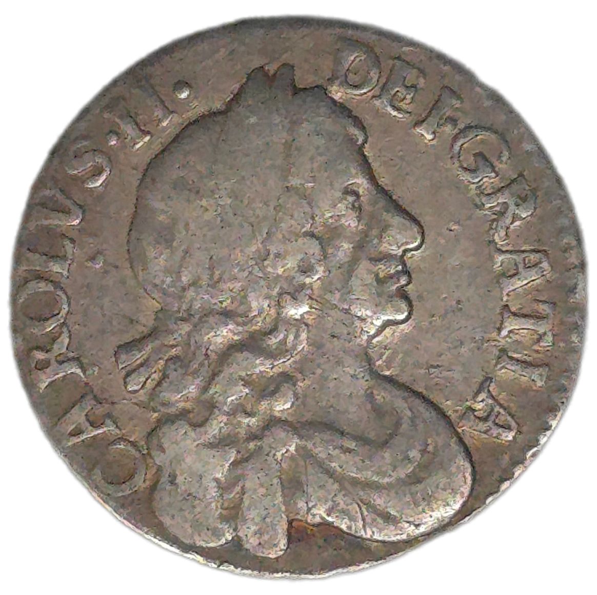 1679 United Kingdom Twopence, Charles II - Arts & Entertainment > Hobbies & Creative Arts > Collectibles > Collectible Coins & Currency > Collectible Coins > Rare Coins from The Half Crown