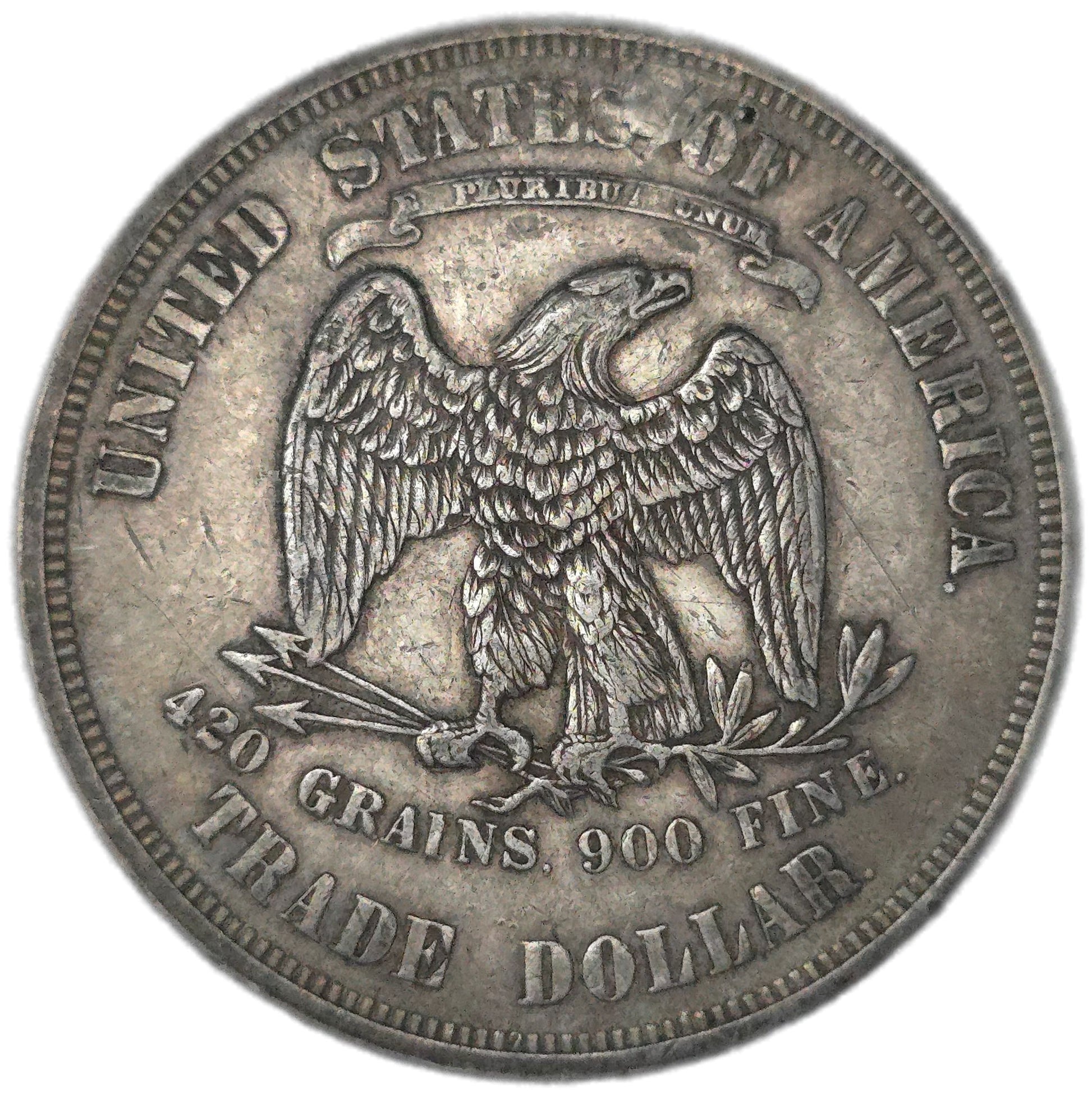 1873 United States Trade Dollar - Arts & Entertainment > Hobbies & Creative Arts > Collectibles > Collectible Coins & Currency > Collectible Coins > Rare Coins from The Half Crown