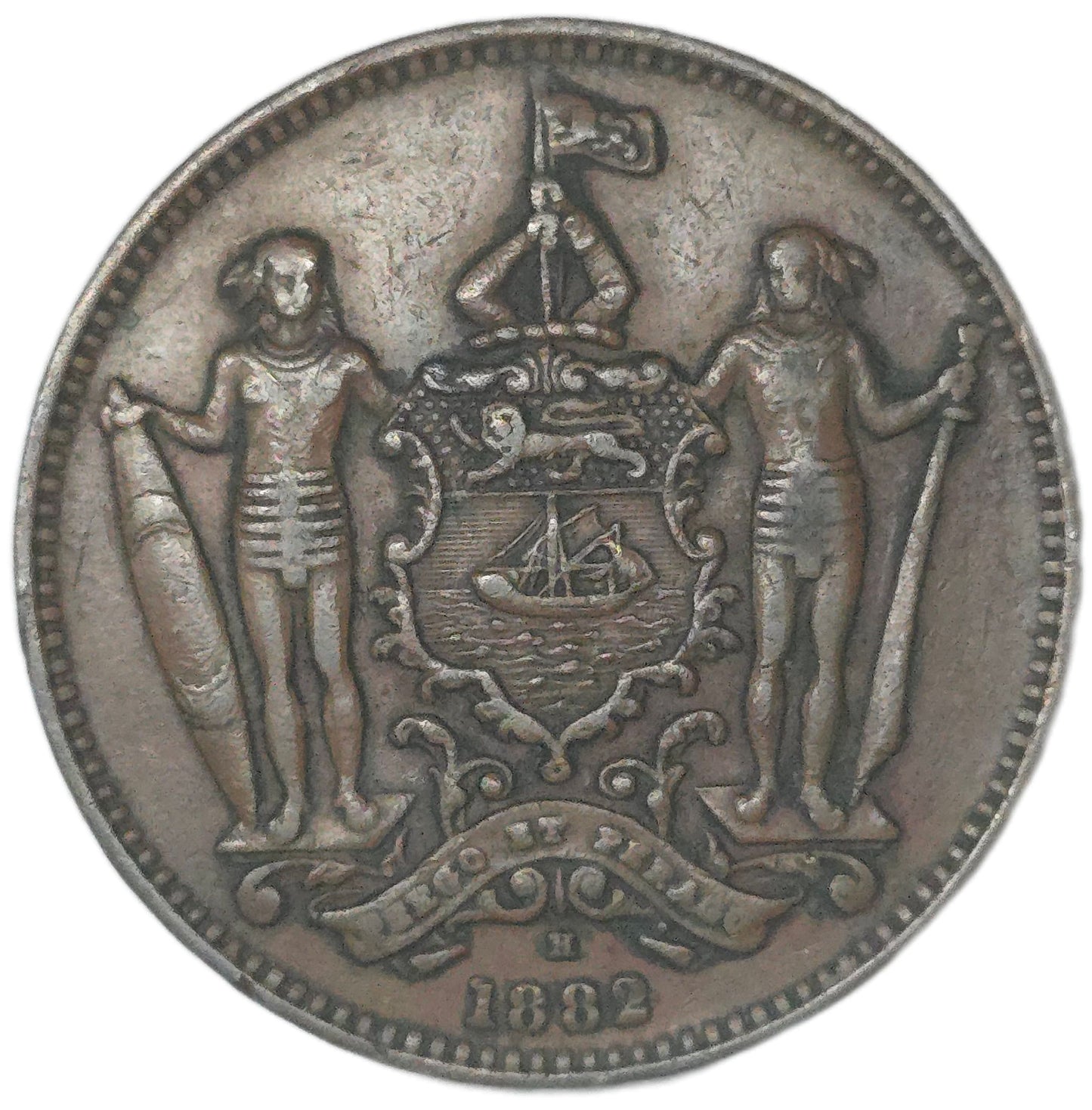 1882 British North Borneo One Cent - Arts & Entertainment > Hobbies & Creative Arts > Collectibles > Collectible Coins & Currency > Collectible Coins > Rare Coins from The Half Crown