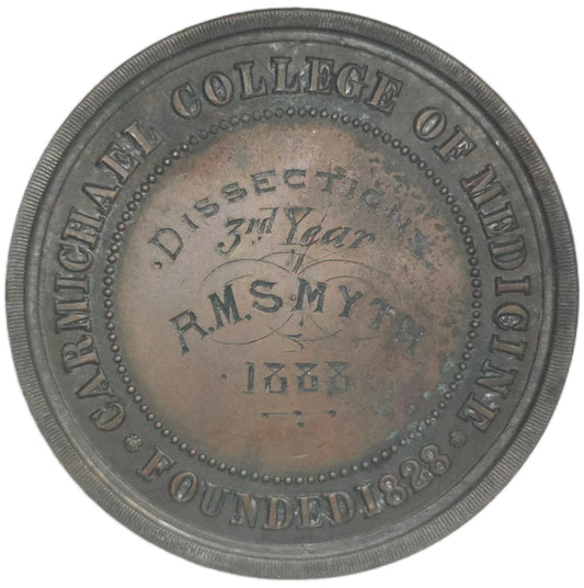 1888 Ireland Carmichael College of Medicine Medal - Arts & Entertainment > Hobbies & Creative Arts > Collectibles > Collectible Coins & Currency > Collectible Coins > Rare Coins from The Half Crown