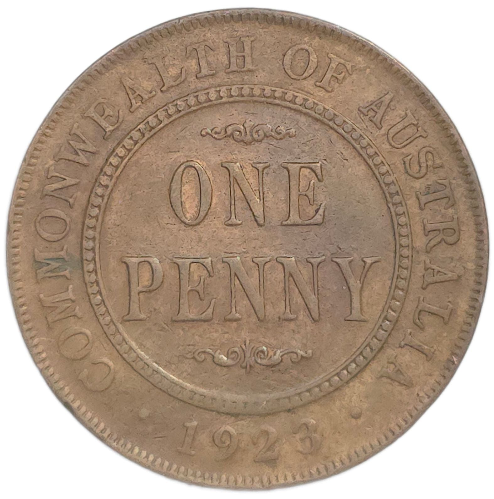 1923 Australia Penny - Arts & Entertainment > Hobbies & Creative Arts > Collectibles > Collectible Coins & Currency > Collectible Coins > Rare Coins from The Half Crown