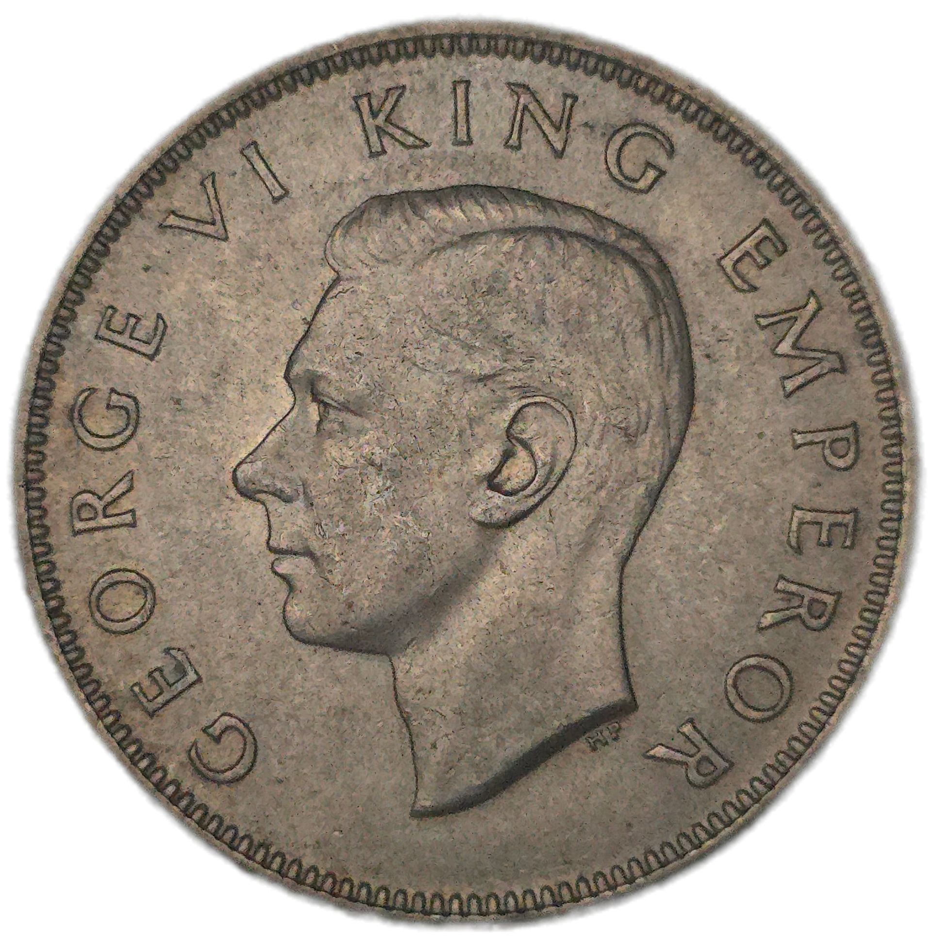 1945 New Zealand Florin, VF - Arts & Entertainment > Hobbies & Creative Arts > Collectibles > Collectible Coins & Currency > Collectible Coins > Rare Coins from The Half Crown