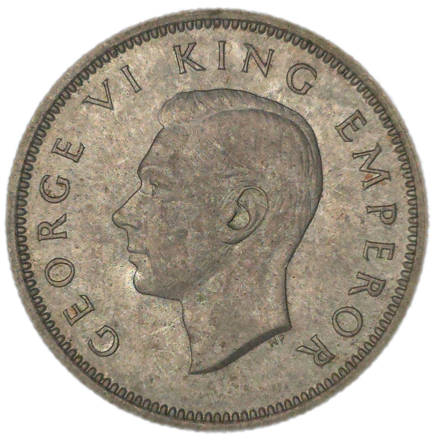 1944 New Zealand Shilling, gEF - Arts & Entertainment > Hobbies & Creative Arts > Collectibles > Collectible Coins & Currency > Collectible Coins > Rare Coins from The Half Crown