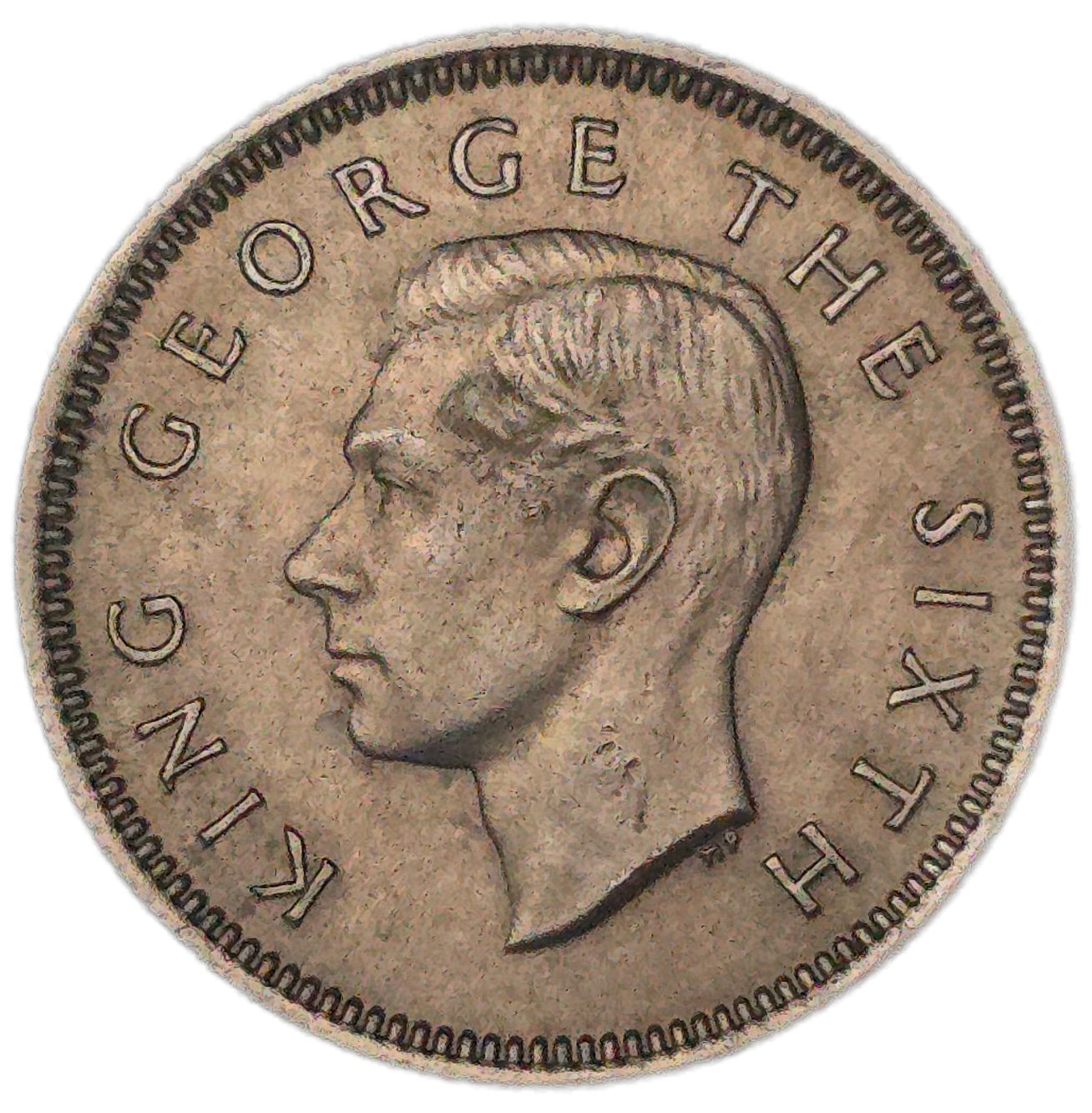 1952 New Zealand Sixpence, gVF - Arts & Entertainment > Hobbies & Creative Arts > Collectibles > Collectible Coins & Currency > Collectible Coins > Rare Coins from The Half Crown