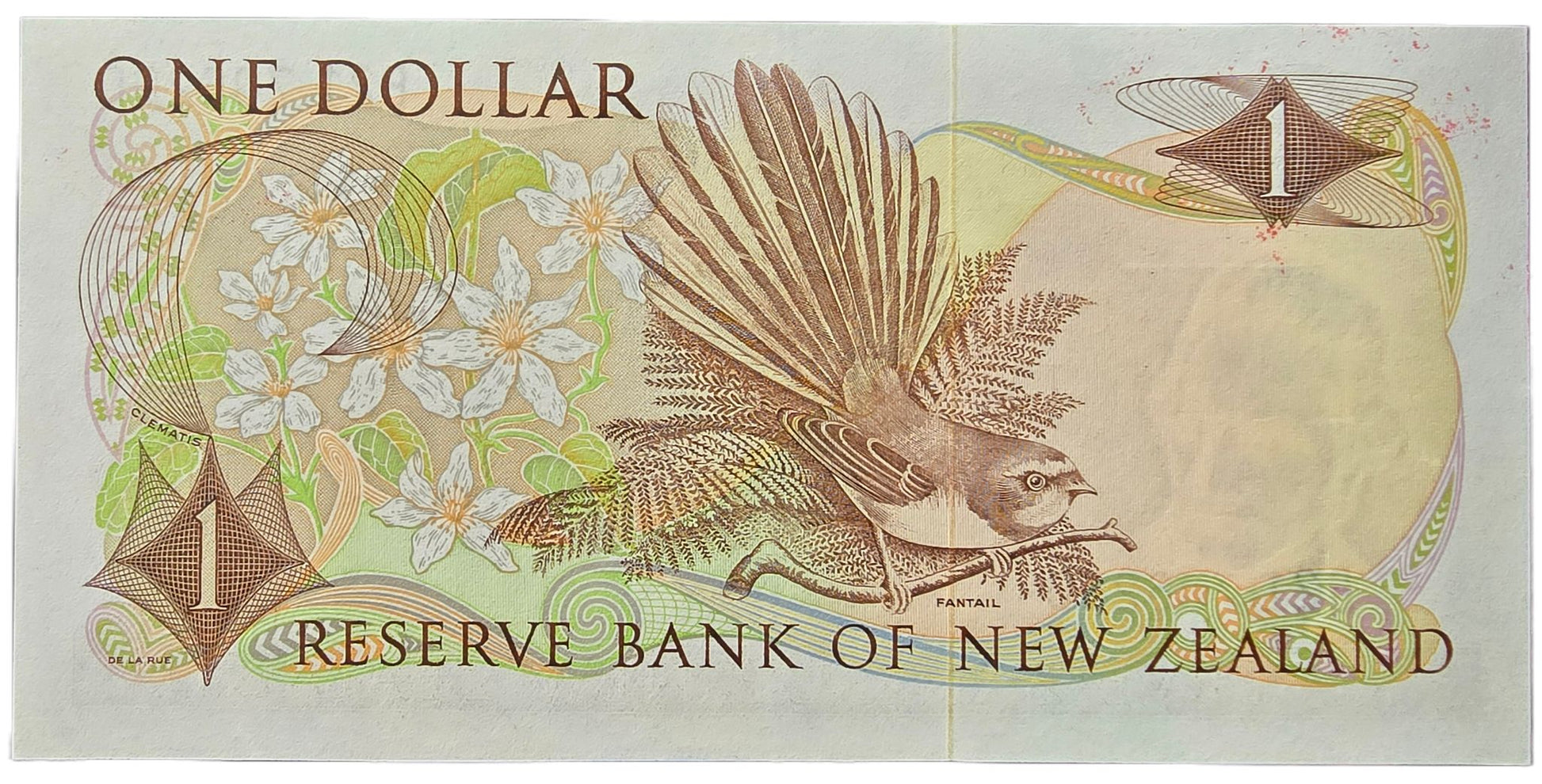 1975-1977 New Zealand One Dollar Note - Arts & Entertainment > Hobbies & Creative Arts > Collectibles > Collectible Coins & Currency > Collectible Banknotes from The Half Crown