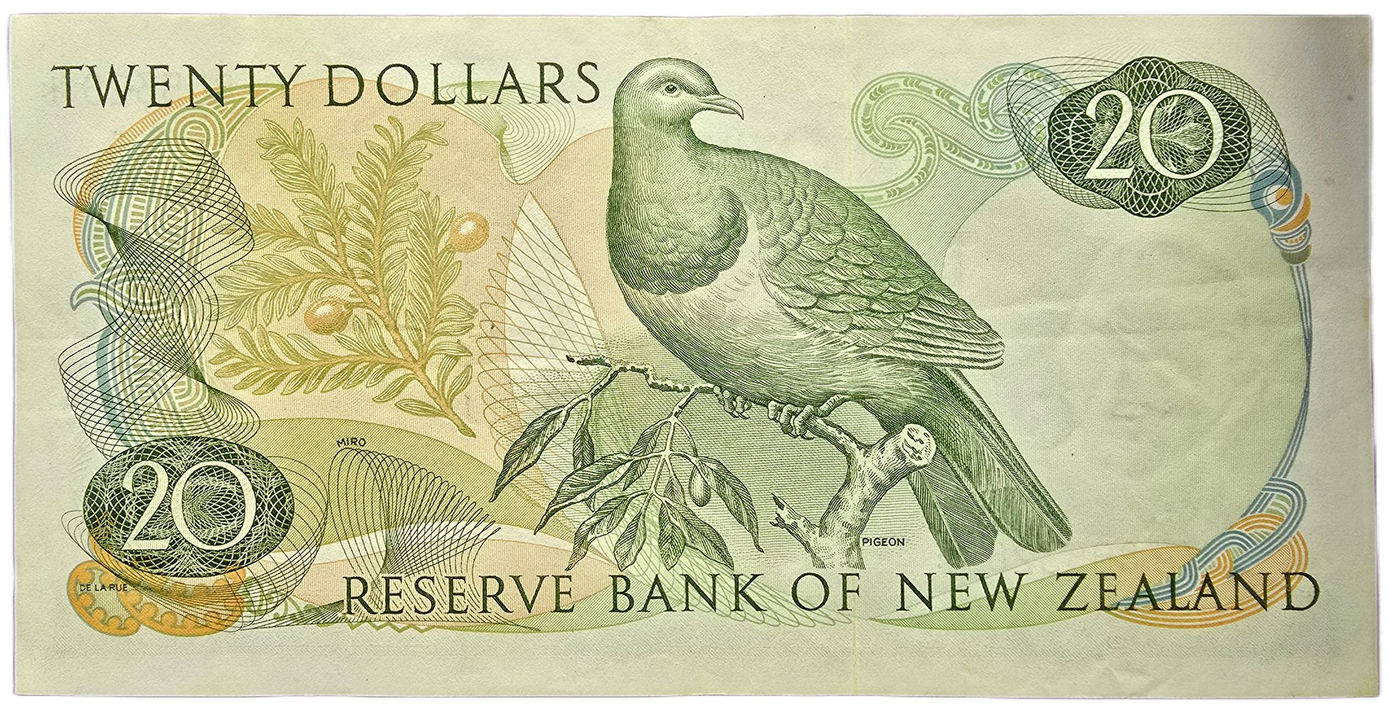 1977-1981 New Zealand Twenty Dollar Star Note - Arts & Entertainment > Hobbies & Creative Arts > Collectibles > Collectible Coins & Currency > Collectible Banknotes from The Half Crown