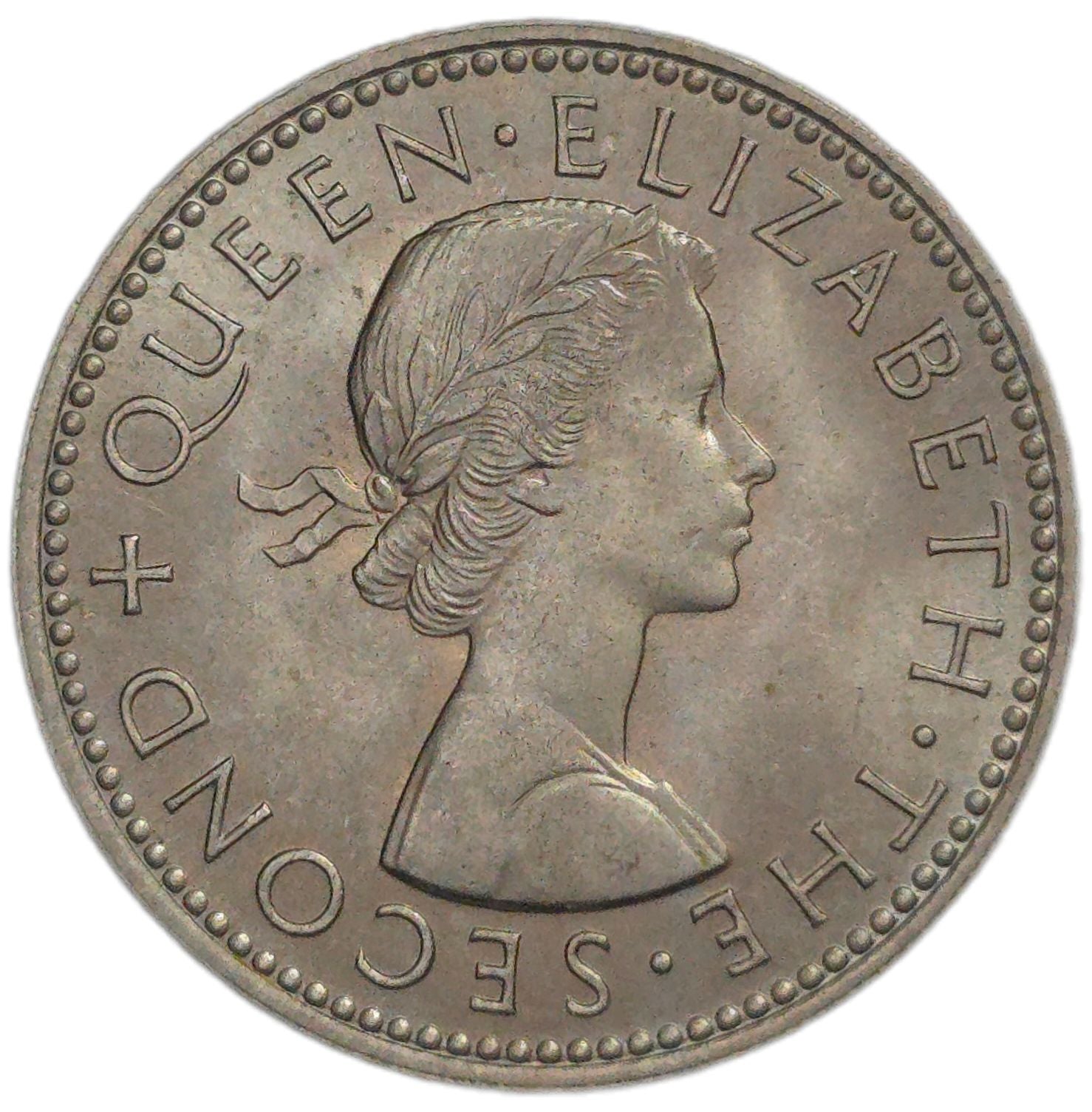 1960 New Zealand Shilling, aUNC - Arts & Entertainment > Hobbies & Creative Arts > Collectibles > Collectible Coins & Currency > Collectible Coins > Rare Coins from The Half Crown