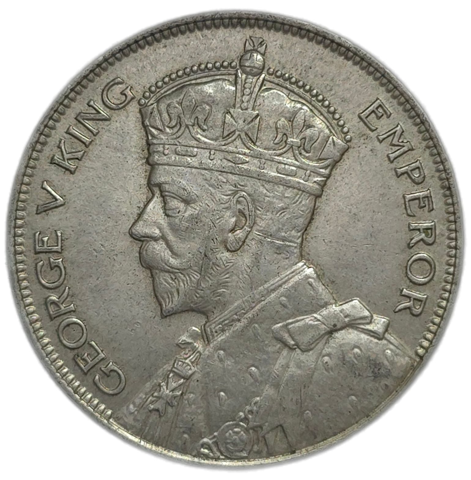 1933 New Zealand Half Crown, aEF - Arts & Entertainment > Hobbies & Creative Arts > Collectibles > Collectible Coins & Currency > Collectible Coins > Rare Coins from The Half Crown