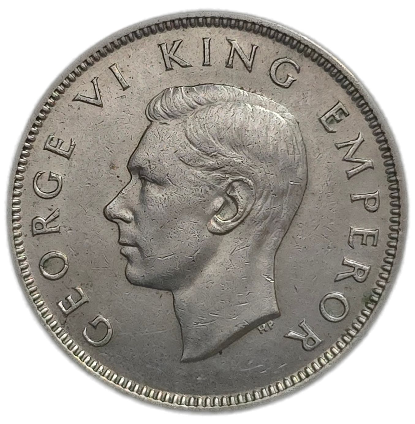 1943 New Zealand Florin, gVF - Arts & Entertainment > Hobbies & Creative Arts > Collectibles > Collectible Coins & Currency > Collectible Coins > Rare Coins from The Half Crown