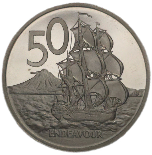 1982 New Zealand Fifty Cents, Mint Set Proof - Arts & Entertainment > Hobbies & Creative Arts > Collectibles > Collectible Coins & Currency > Collectible Coins > Rare Coins from The Half Crown