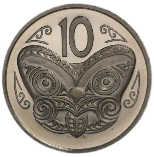 1977 New Zealand Ten Cents, Proof - Arts & Entertainment > Hobbies & Creative Arts > Collectibles > Collectible Coins & Currency > Collectible Coins > Commemorative Coins from The Half Crown