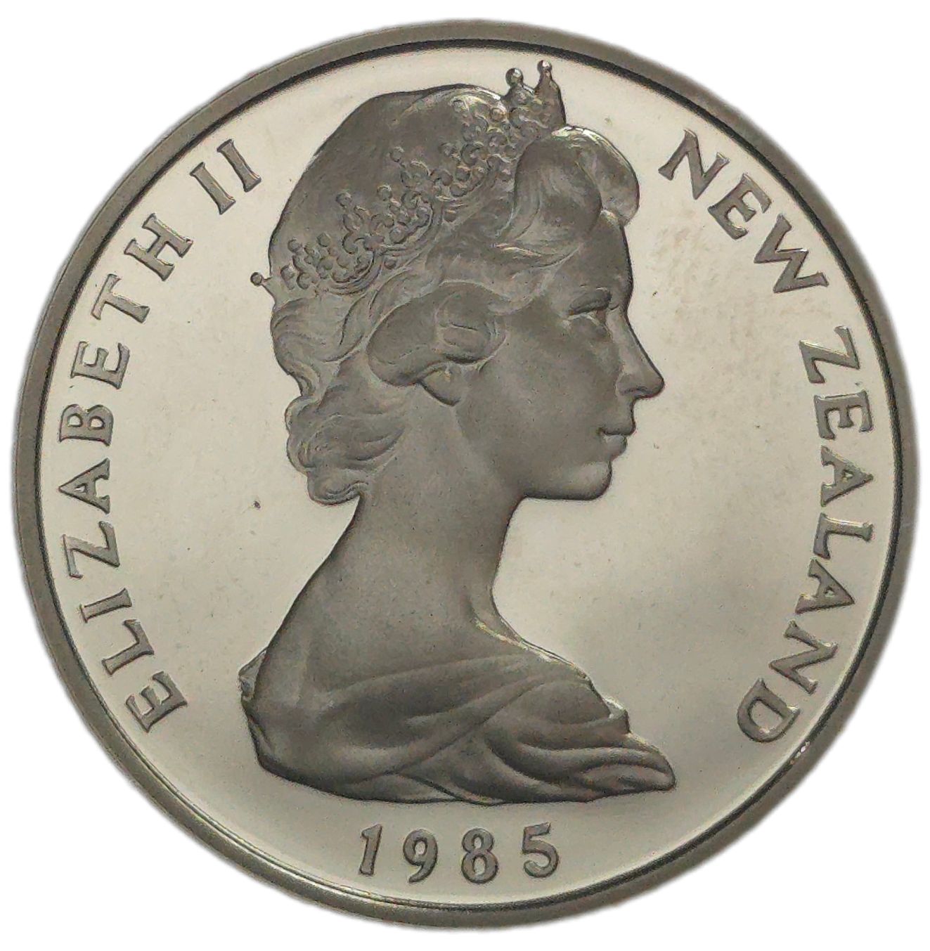 1985 New Zealand Ten Cents, Set Only Proof