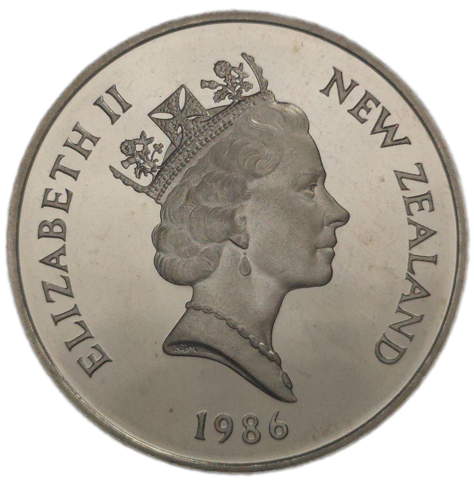 1986 New Zealand Twenty Cents, Proof - Arts & Entertainment > Hobbies & Creative Arts > Collectibles > Collectible Coins & Currency > Collectible Coins > Rare Coins from The Half Crown