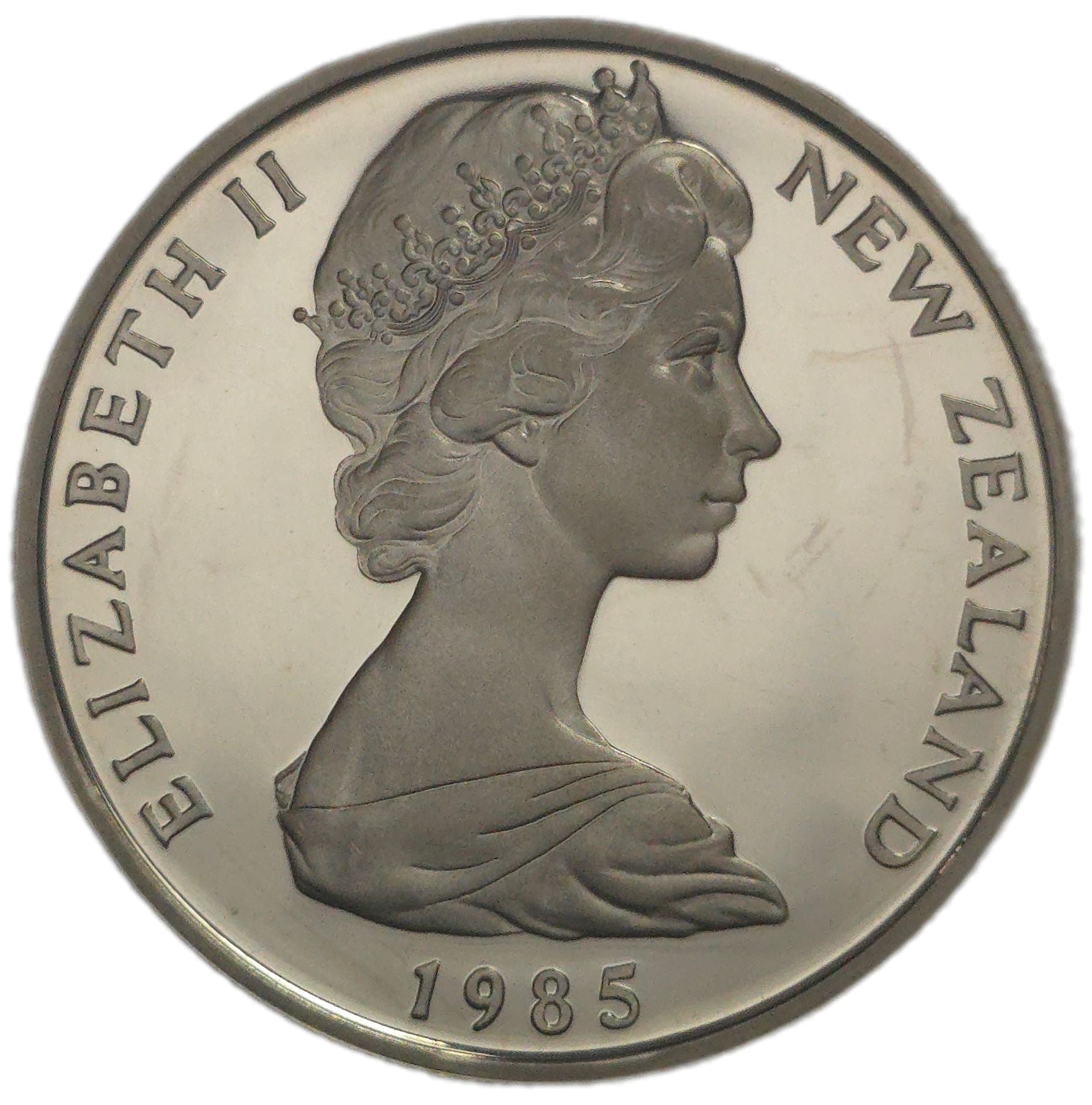 1985 New Zealand Fifty Cents, Mint Set Proof - Arts & Entertainment > Hobbies & Creative Arts > Collectibles > Collectible Coins & Currency > Collectible Coins > Rare Coins from The Half Crown