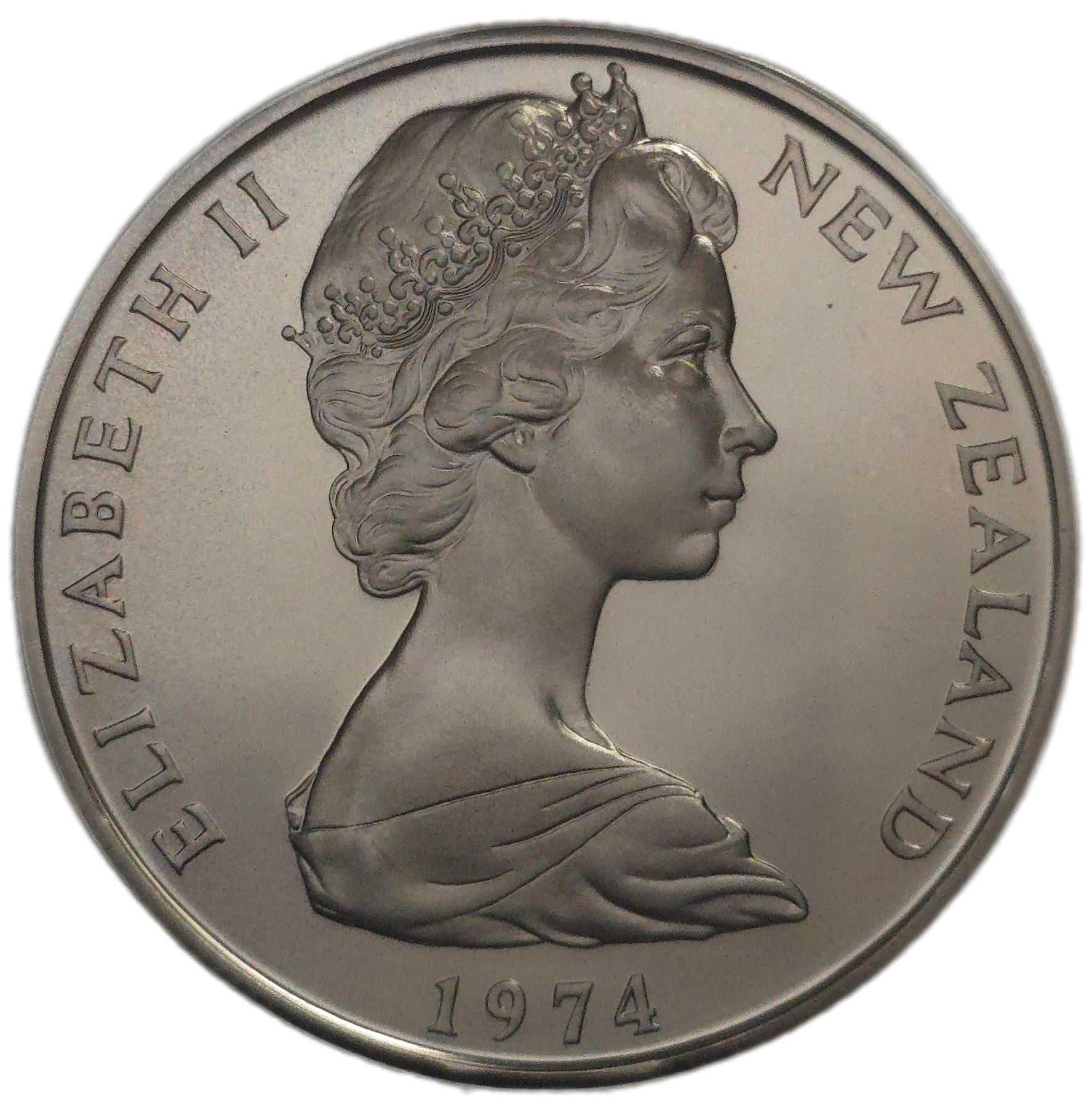 1974 New Zealand Ten Cents, Proof - Arts & Entertainment > Hobbies & Creative Arts > Collectibles > Collectible Coins & Currency > Collectible Coins > Commemorative Coins from The Half Crown