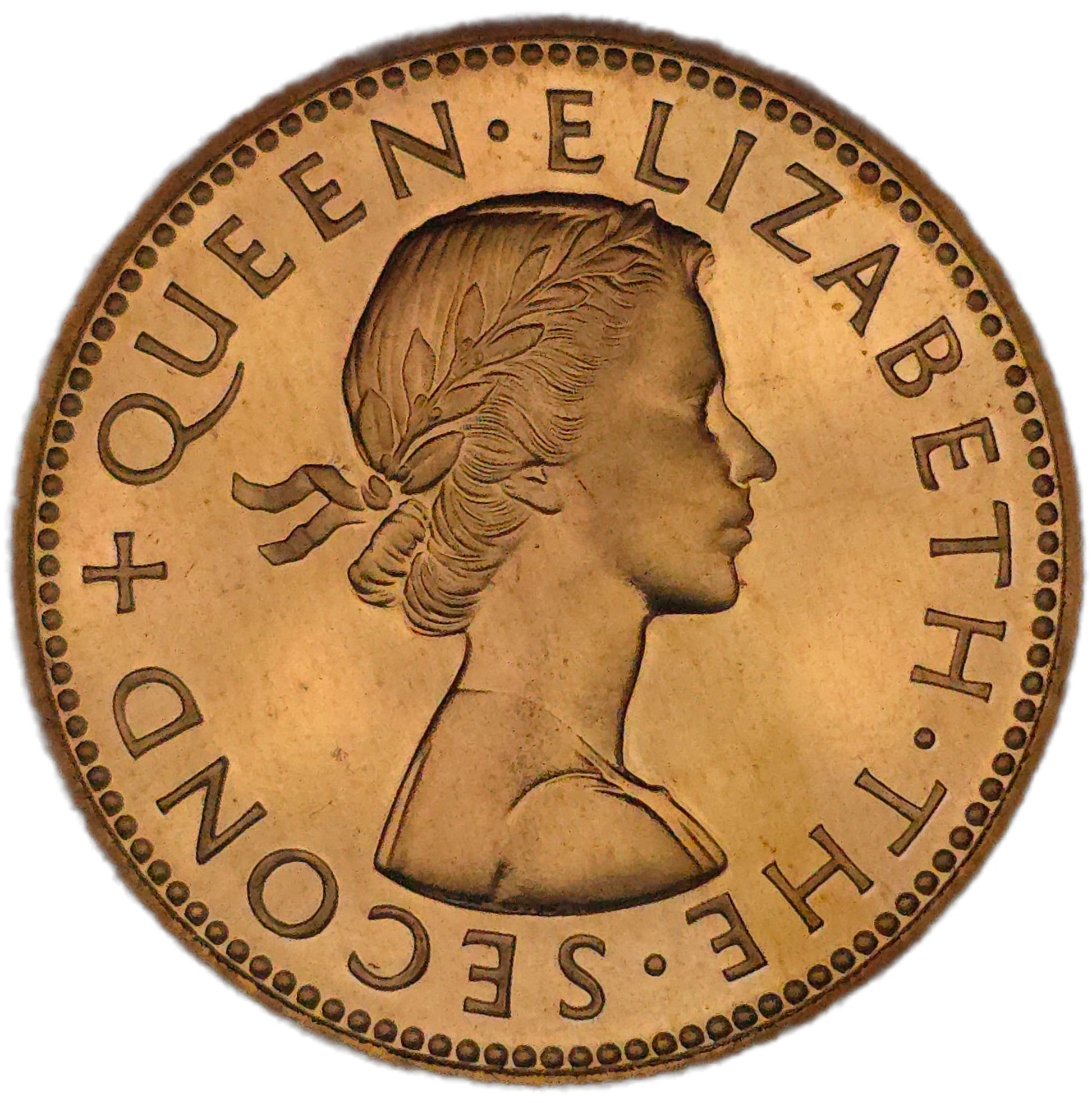 1965 New Zealand Half Penny, Proof - Arts & Entertainment > Hobbies & Creative Arts > Collectibles > Collectible Coins & Currency > Collectible Coins > Rare Coins from The Half Crown