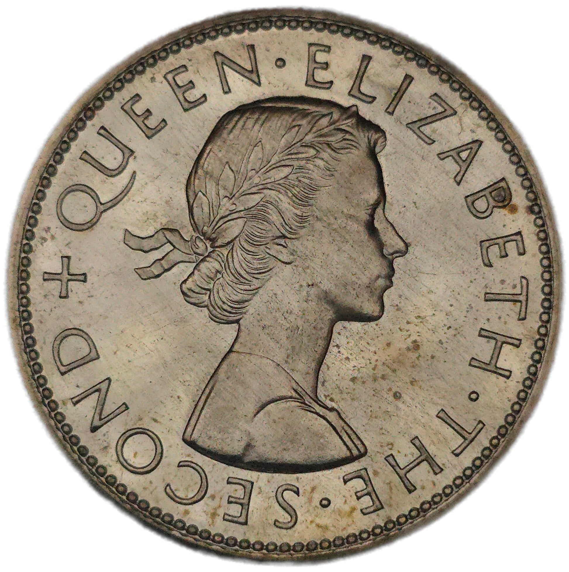 1965 New Zealand Half Crown, Proof - Arts & Entertainment > Hobbies & Creative Arts > Collectibles > Collectible Coins & Currency > Collectible Coins > Rare Coins from The Half Crown