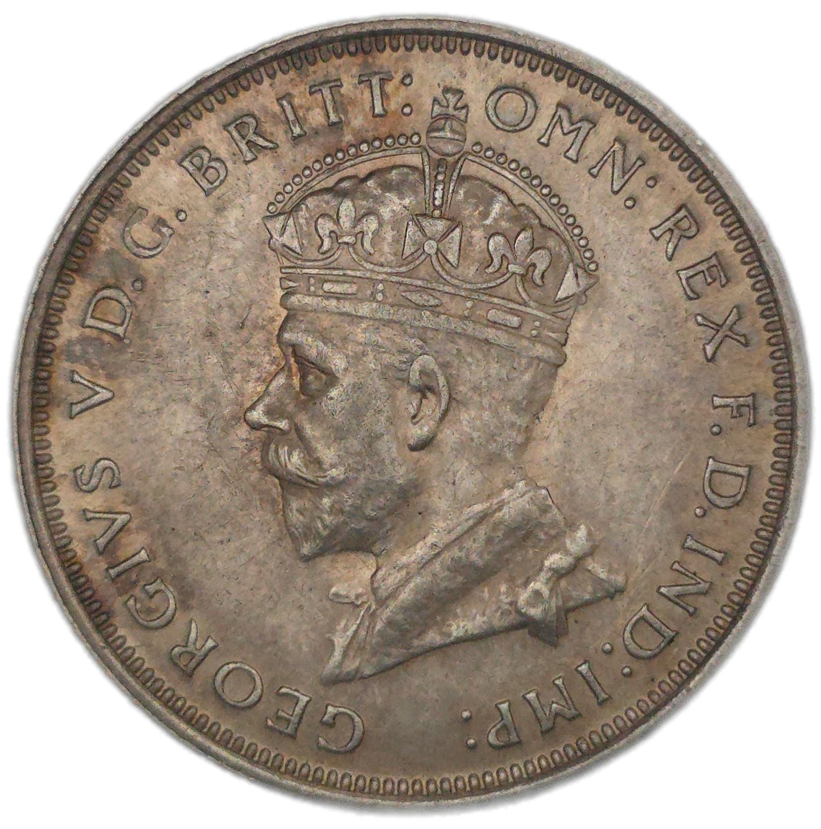 1927 Australia Canberra Florin, EF - Arts & Entertainment > Hobbies & Creative Arts > Collectibles > Collectible Coins & Currency > Collectible Coins > Rare Coins from The Half Crown