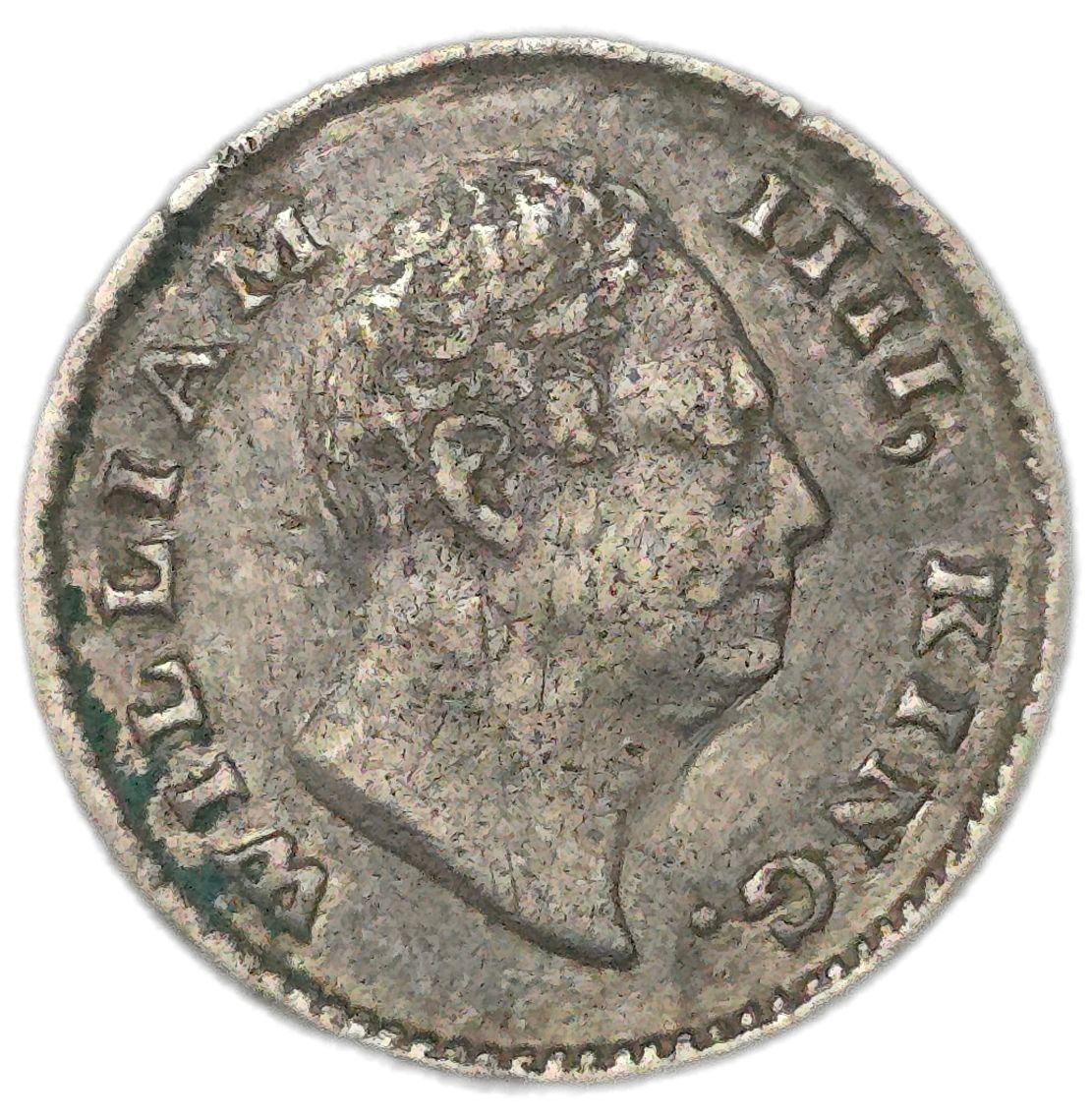 1835 India 1/4 Rupee, East India Company - Arts & Entertainment > Hobbies & Creative Arts > Collectibles > Collectible Coins & Currency > Collectible Coins > Rare Coins from The Half Crown