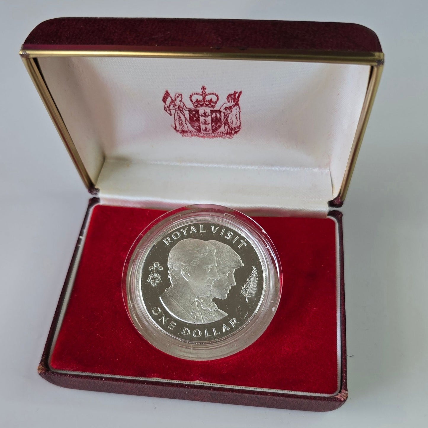 1983 One Dollar Royal Visit Proof, 92.5% Silver