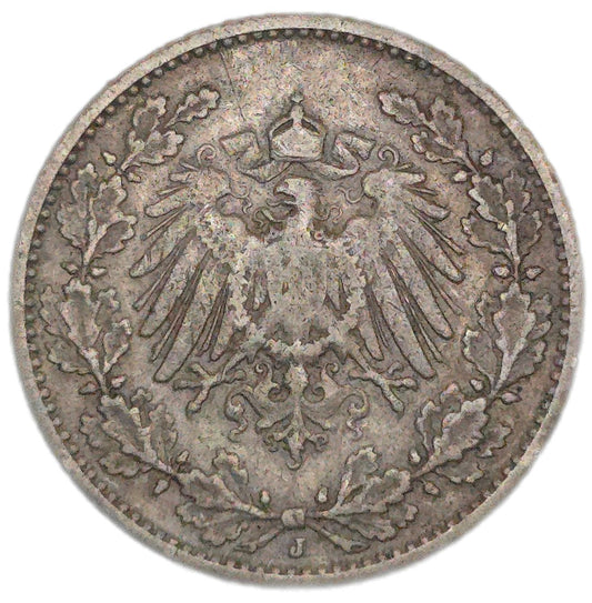 1907 Germany 1/2 Mark
